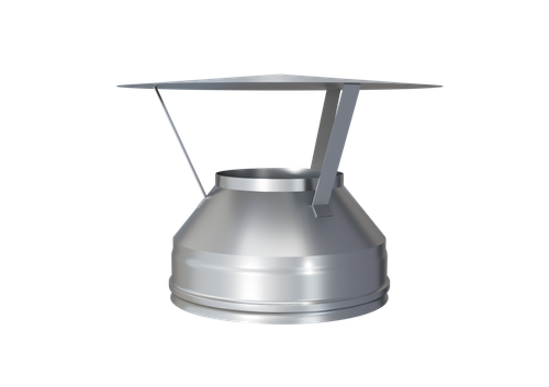 Оголовок Феррум оцинкованный, (430/0,5 мм), ф115/200, по воде