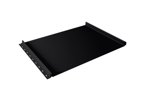 Кликфальц Grand Line0,5 Satin Matt TX с пленкой на замках RAL 9005 черный