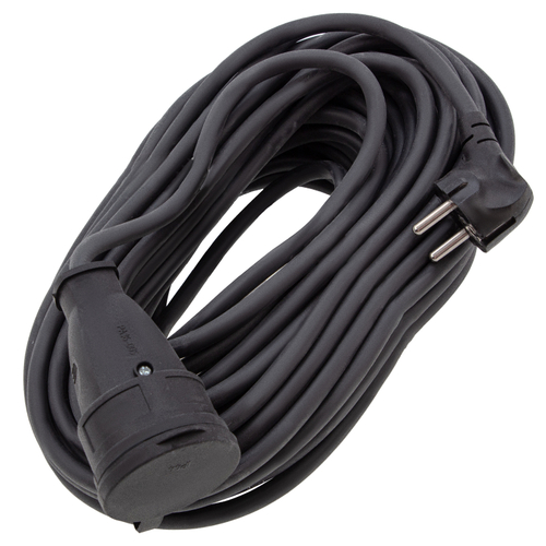 Удлинитель силовой 20 м, 16 А, тип УХз16, КГ 3 x 2.5 мм, 1 розетка, Россия Сибртех