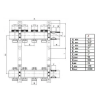 Группа коллекторная без расходомеров 5 отводов 1"в/в x ¾"ек Valtec VTc.594.EMNX.0605