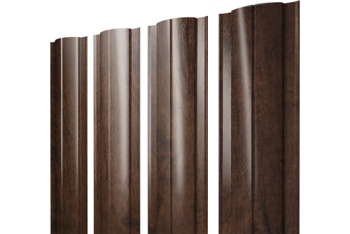 Штакетник Круглый с прямым резом 0,45 Print-Double Elite Antique Wood