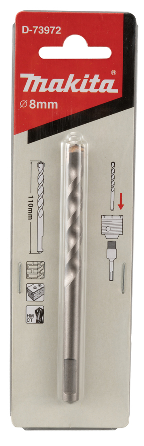 Центрирующее сверло 8х110 мм для коронок по бетону Makita D-73972