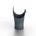 Воронка выпускная МЕТАЛЛ ПРОФИЛЬ Foramina Freeze D125/100 Grey