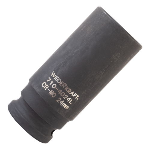 WDK-710-4024L Головка торцевая ударная глубокая 1/2", 6 гр. 24 мм.