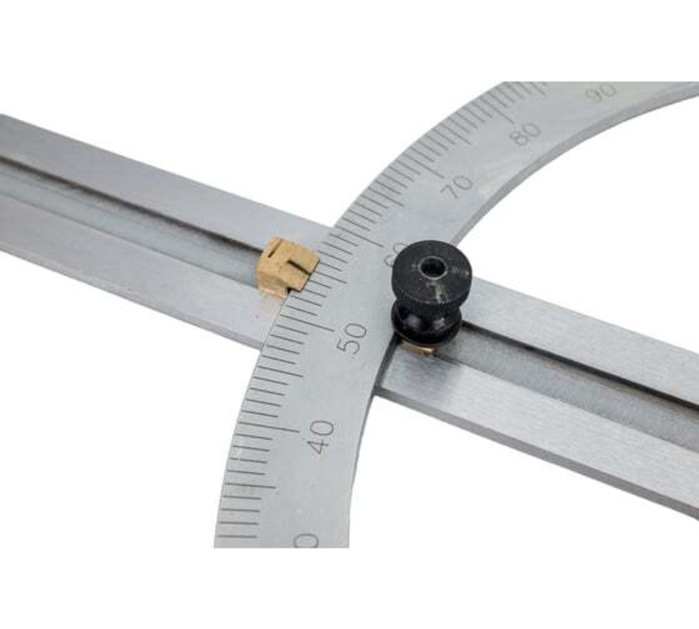 Угломер-транспортир GRIFF 0-180, d=250мм, L=500мм D143020