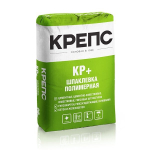 Шпаклевка полимерная КРЕПС КР Плюс финишная белая, слой до 5 мм, 20 кг, шт