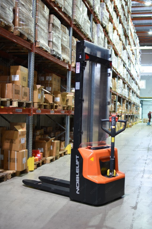 Штабелер электрический самоходный Noblelift PSE12N 3200 с литиевой батареей