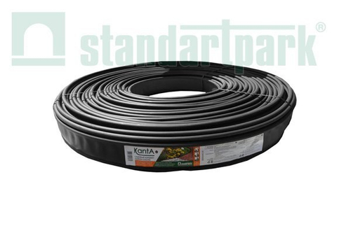 Садовый бордюр "Канта" черный, бухта 50 м, 100 м, 160 м