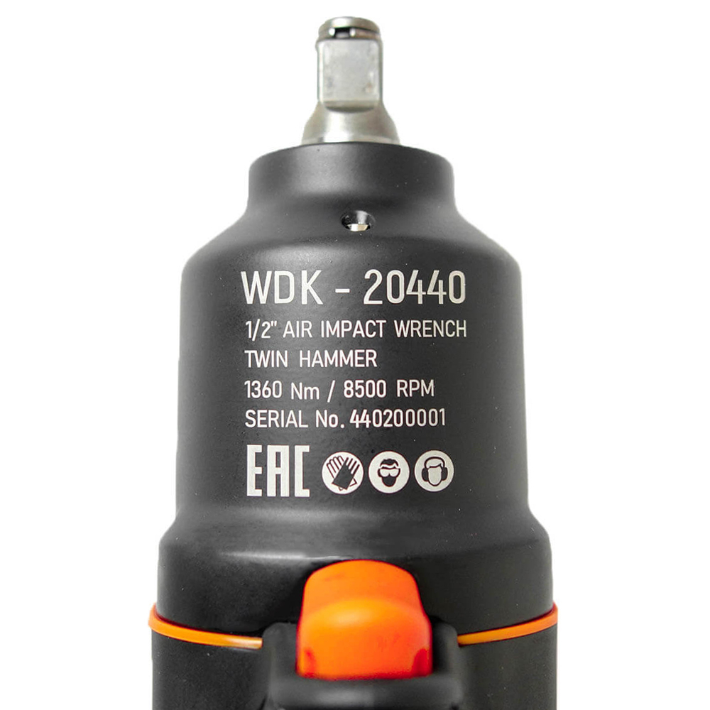 Пневматический ударный гайковерт с ударными головками WDK-20440HD