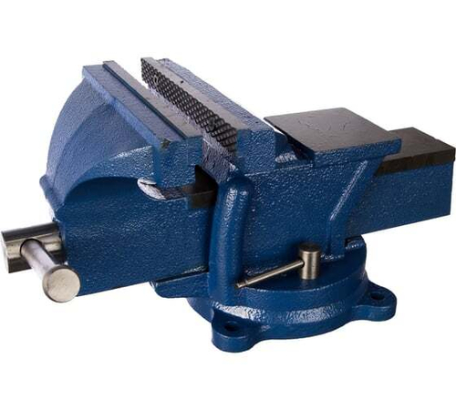 Слесарные тиски GRIFF 200 мм, поворотные, стальные, с наковальней 17кг g164012