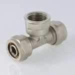 Тройник компрессионный переходной 26мм x 1"в x 26мм Valtec VTm.332.N.260626
