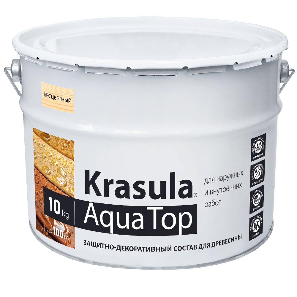 Финишный атмосферостойкий состав «KRASULA» Aqua TOP