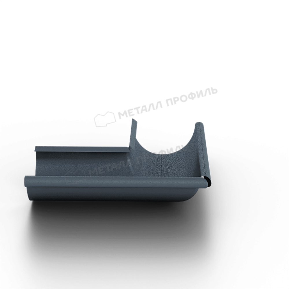 Угол желоба наружный МЕТАЛЛ ПРОФИЛЬ Foramina Freeze D125 Grey
