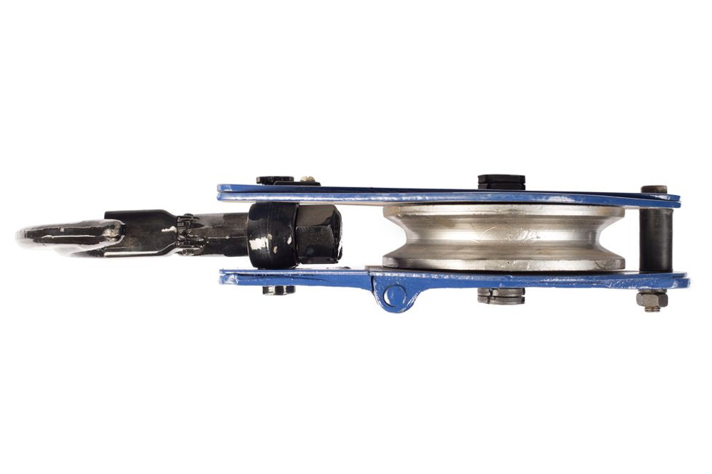 Блок монтажный однорольный с крюком TOR 3,2 т с откидной щекой