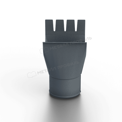 Воронка выпускная МЕТАЛЛ ПРОФИЛЬ Foramina Freeze D125/100 Grey