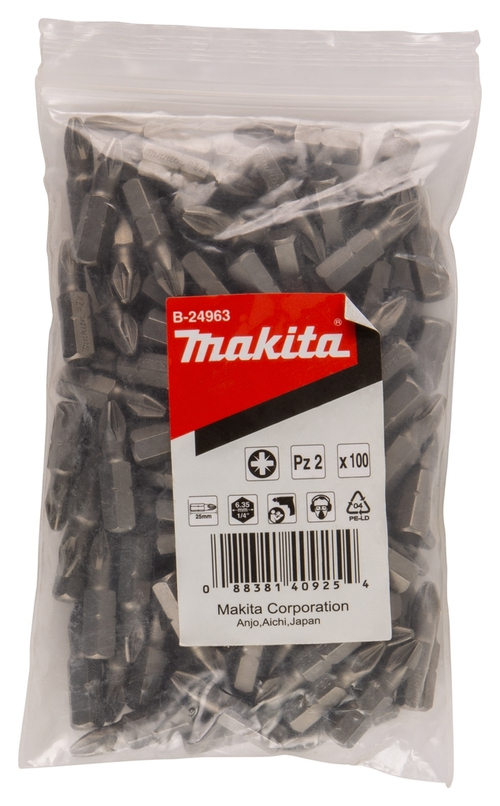 Насадка PZ2, 25 мм, C-form, 100 шт Makita B-24963