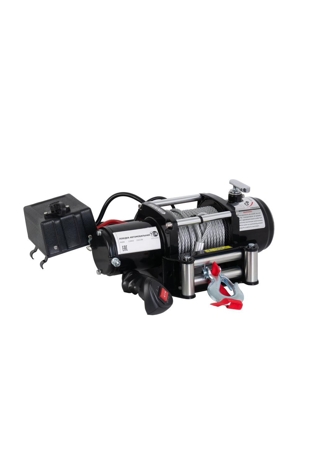 Лебедка (2720 кг/20 м) автомобильная TOR 12 V P6000