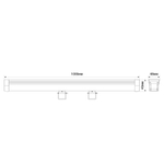 Светодиодный линейный прожектор с DMX Feron LL-892 36W RGB DC24V IP65 32259