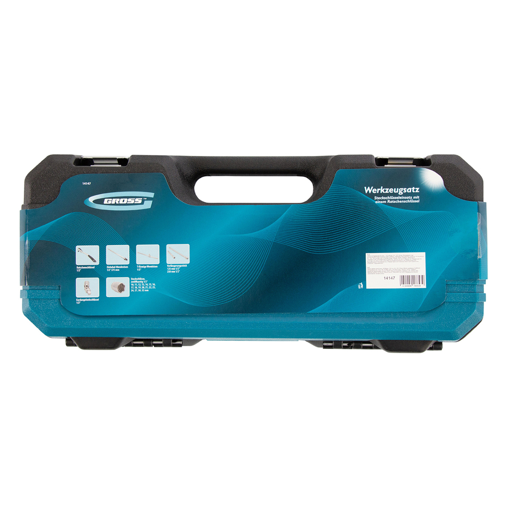 Набор инструментов, 1/2", CrV, 120 зубьев, 24 предмета Gross