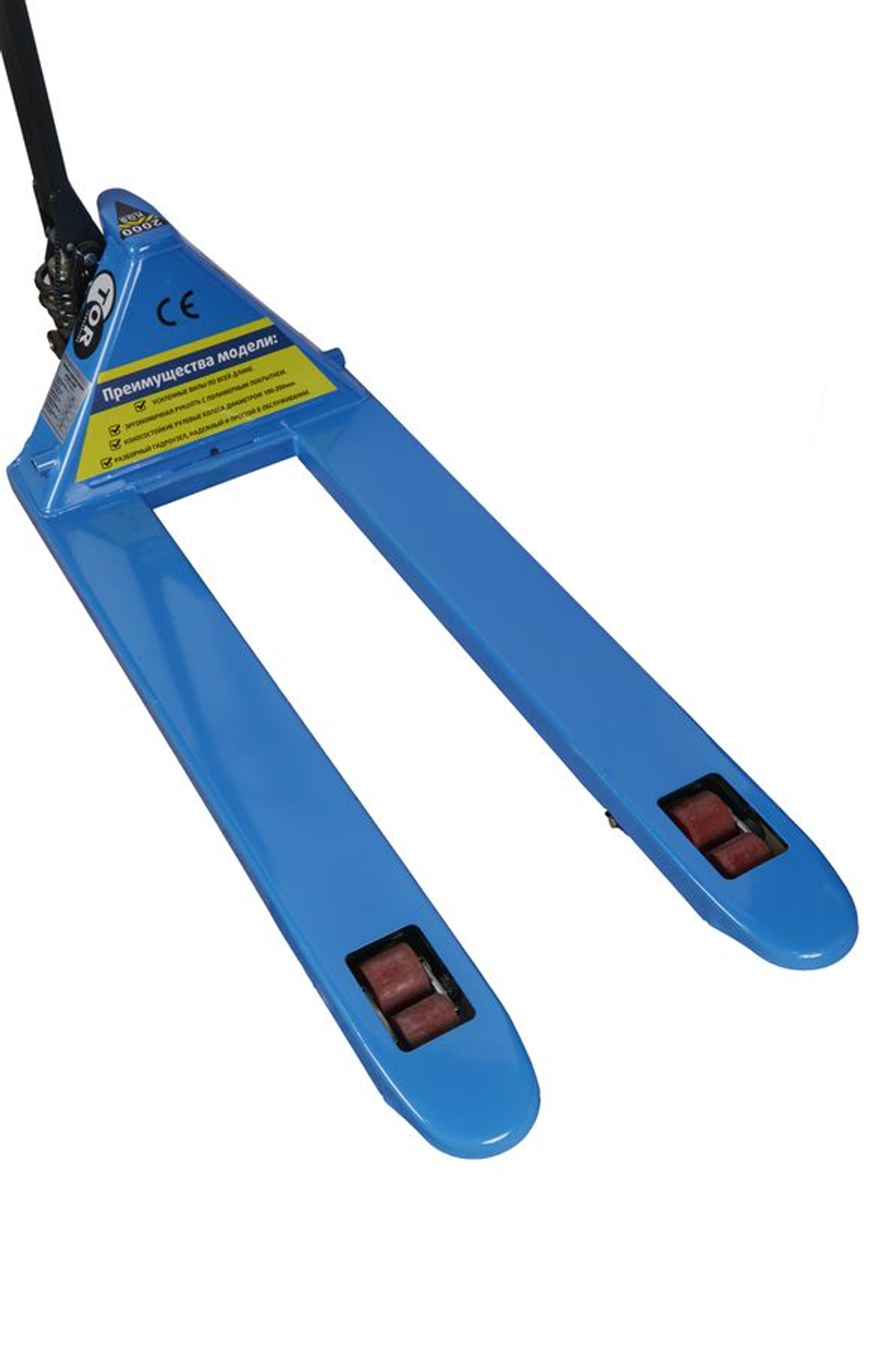 Тележка гидравлическая 2000 кг 1150 мм полиуретановые колеса TOR DF-III (серия S)*