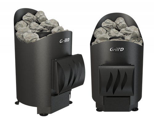 Печь для бани Grill'D Aurora mini Short black