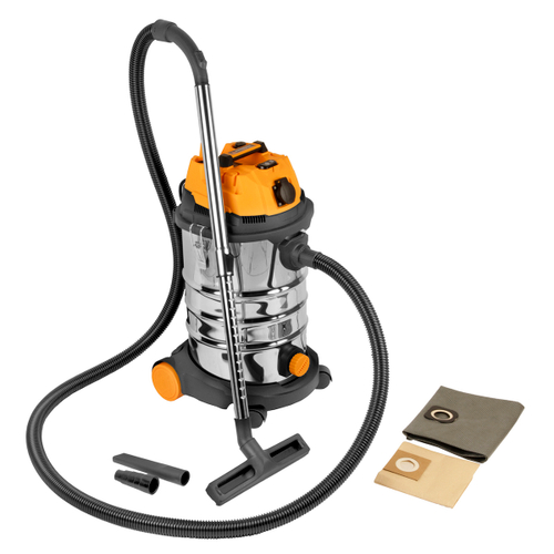 WDK-DUSTER L+ Промышленный пылесос 1600W/30L с подключением электроинструмента