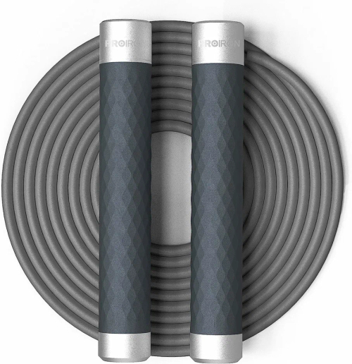 Скакалка скоростная ПРОФИ с подшипником, черная ProIron от ГЕЛЕОС