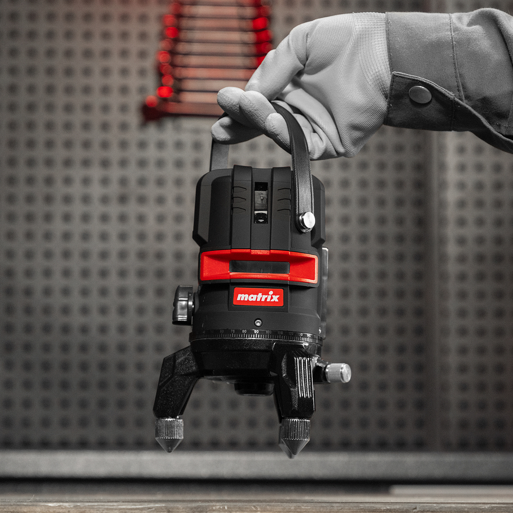 Лазерный уровень ML 05 Red, 20 м, 635 нм, резьба 5/8" Matrix