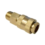WDK-30SMB Быстроразъемное соединение пневматическое с внешней резьбой 3/8" BSPT, латунь