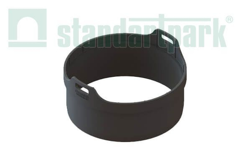 Патрубок переходник PolyMax Basic пластиковый для лотков водоотводных пластиковых 8050-М/8010-М