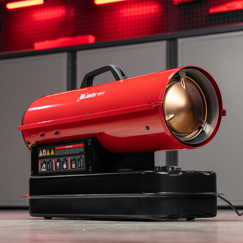 Дизельная тепловая пушка DHB-10i, 10 кВт, 400 м3/ч, прямой нагрев, термостат MTX