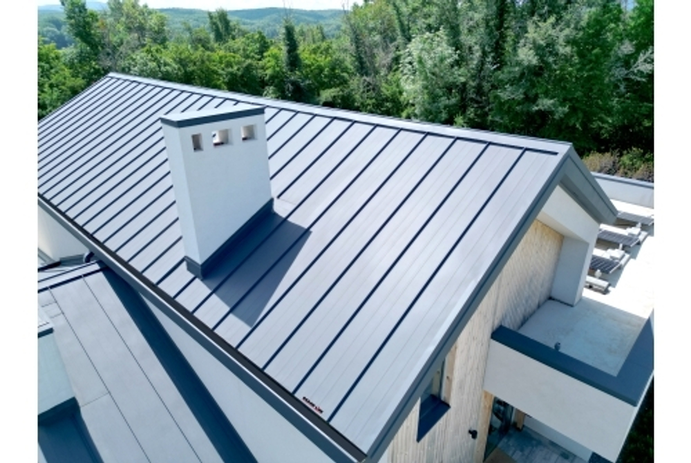 Кликфальц Pro Line Grand Line 0,5 Rooftop Бархат с пленкой на замках RAL 7024 мокрый асфальт