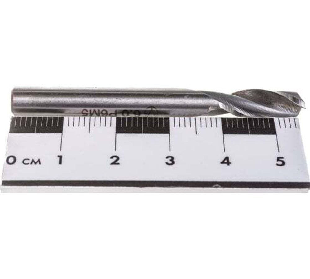 Фреза концевая (6х57х13 мм; Р6М5; 2 перая; ц/х) GRIFF a300029