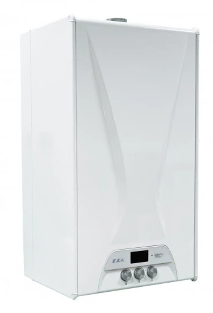 Настенный газовый двухконтурный традиционный котел GELIOS PLUS 28 HM NG мощностью 9,5-28 кВт с закрытой камерой сгорания