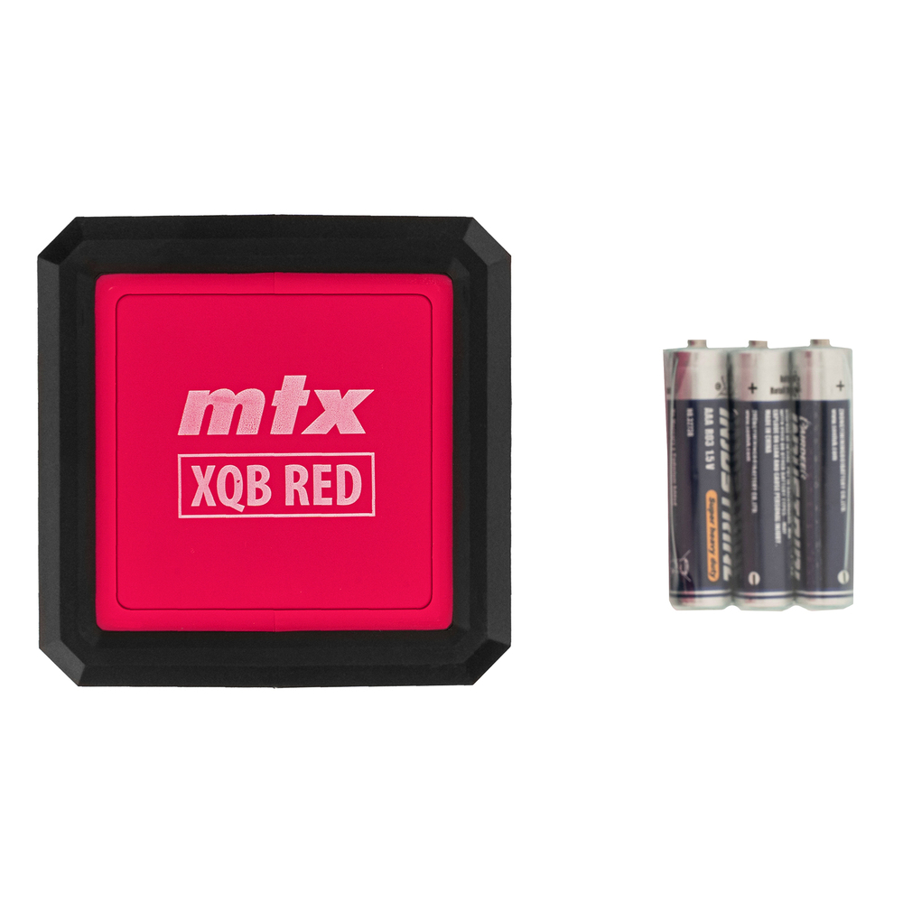 Лазерный уровень XQB RED Basic SET, 10 м, красный луч, батарейки, резьба 1/4" MTX