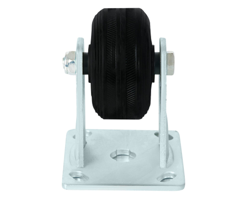 Большегрузное колесо обрезиненное C-4102-DYS не поворотное, без тормоза, г/п 100кг