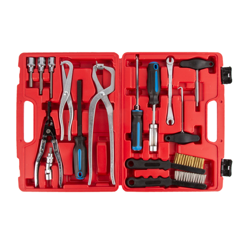 WDK-214600 Набор инструментов для ремонта и обслуживания тормозной системы, 15 предметов