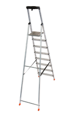 SAFETY Стремянка с большой полкой, 8 ступеньки, раб. высота 3,71 м.