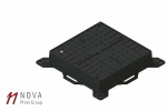 Люк чугунный квадратный класса С250 500х500