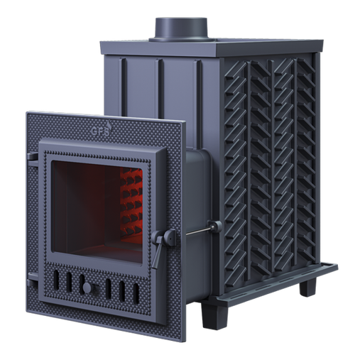 Печь для бани GFS 25М ЗК под облицовку (короб/дверца для пара)