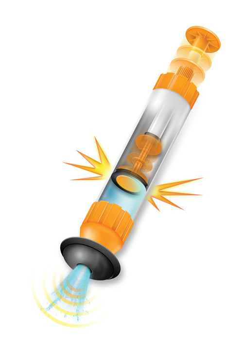 Вантуз "Энергия" для удаления засоров гидроударом, в комплекте с тремя насадками