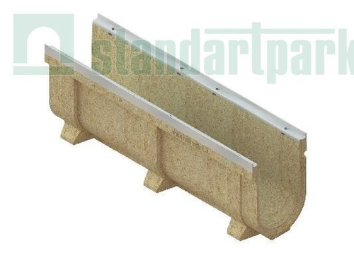 Лоток водоотводный CompoMax Drive полимербетонный усиленный DN200 H360