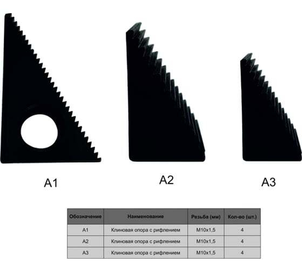 Набор станочного крепежа и прижимов из 58 предметов Т-паз 12 мм, М10, металл. футляр GRIFF b275515