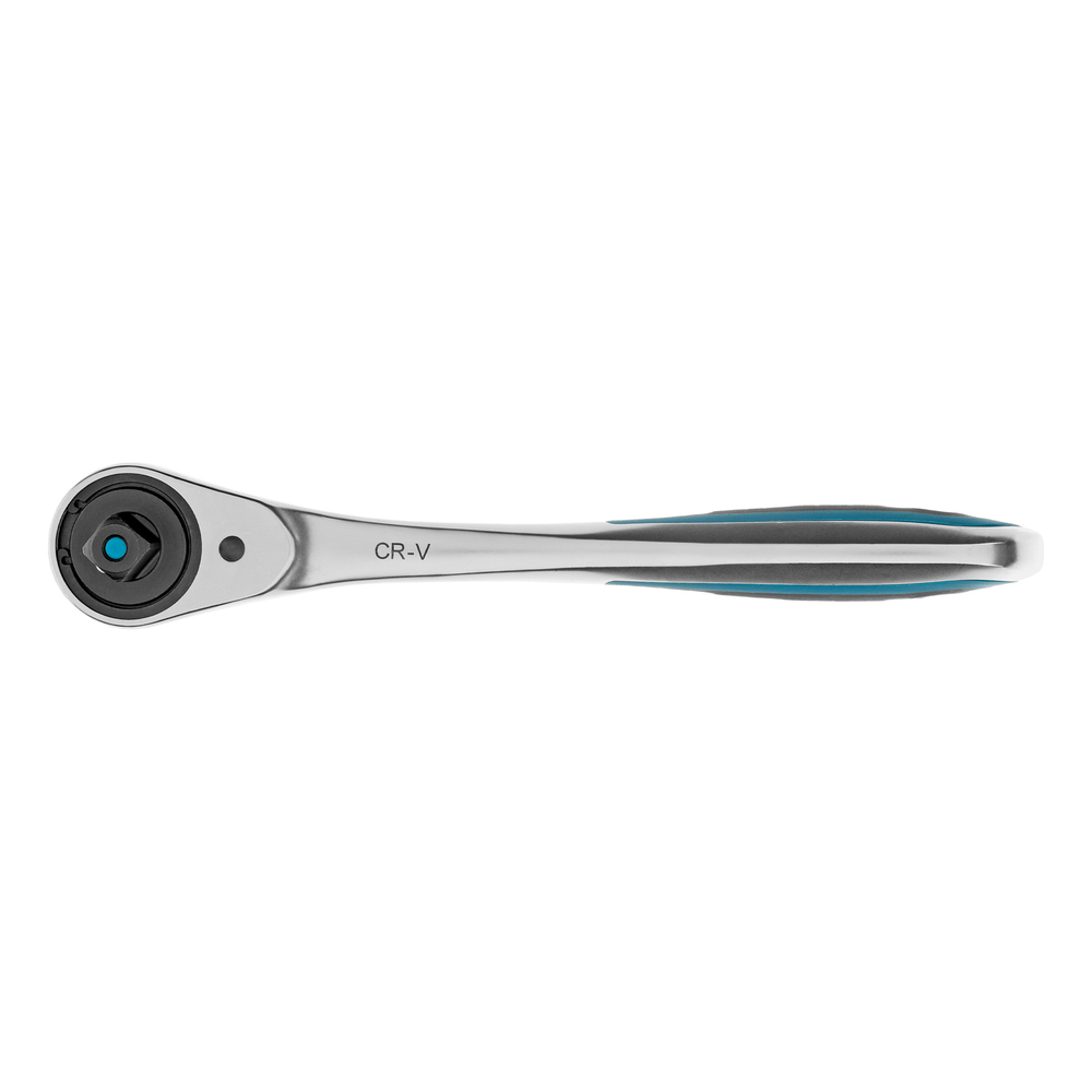 Набор торцевых головок, трещотка 120 зубьев, 1/2", CrV, 12 предметов Gross