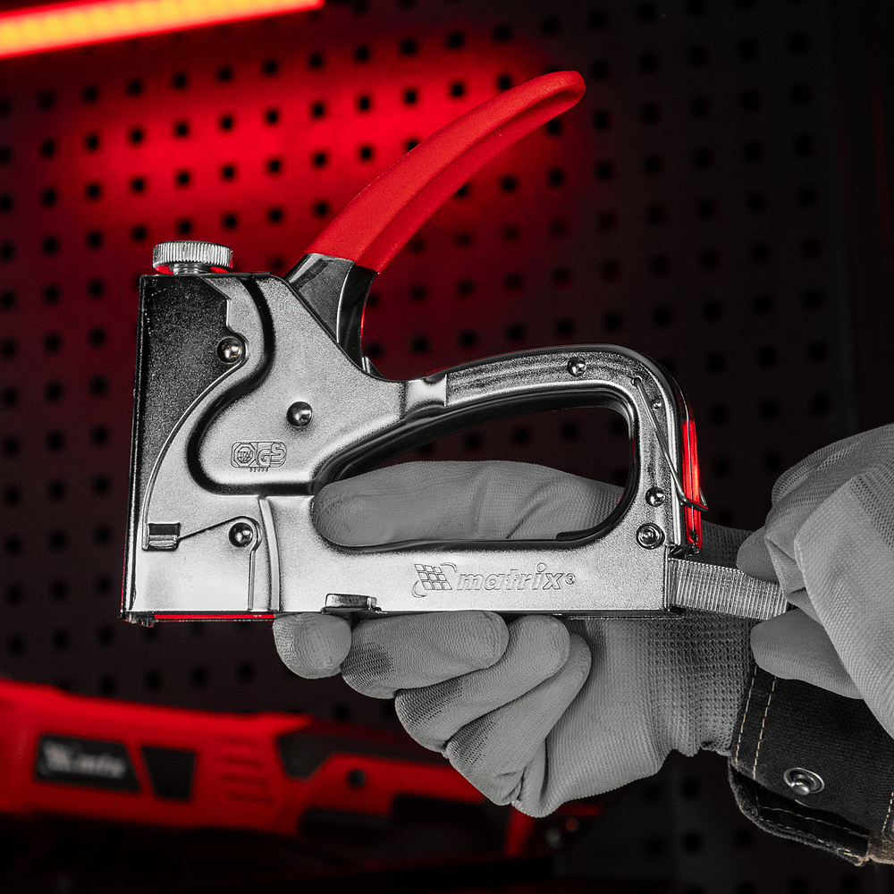 Степлер мебельный 4-функциональный, тип скобы: 140, 36, 300, 500, 6-14 мм Matrix