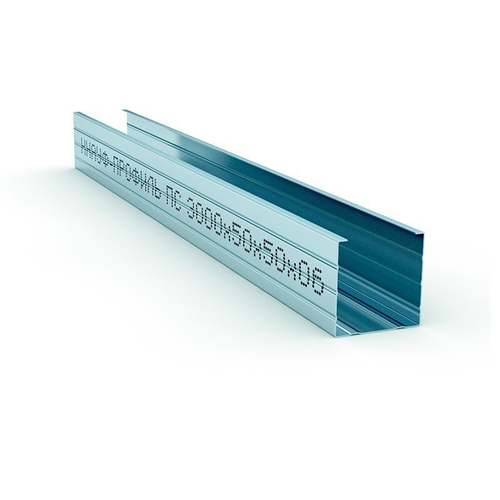 Профиль стоечный ПС Кнауф 50х50х3000 мм оцинкованный 0,6 мм, шт