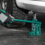 Домкрат гидравлический бутылочный, 2 т, 150-280 мм, в пласт. кейсе Сибртех