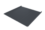 Фальц двойной стоячий Line Grand Line 0,5 Satin Matt TX с пленкой на замках RAL 7024 мокрый асфальт
