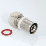 Муфта пресс с накидной гайкой 20мм x ¾"нг Valtec VTm.222.N.002005