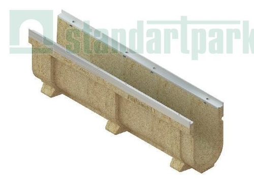 Лоток водоотводный CompoMax Drive полимербетонный усиленный Н310 кл.С,D,Е